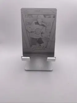 Nico Hischier 1/1 Printing Plate 2025-26 Upper Deck MVP #150 Devils - Image 1