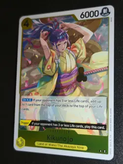 One Piece TCG: OP06-104 Kikunojo - Wings Of The Captain - Rare English Card - NM - Image 1