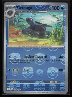 Tirtouga (Master Ball Pattern) 022/086 SV: Black Bolt Pokemon TCG Card - Image 1
