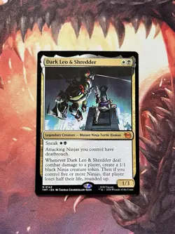 MTG Dark Leo & Shredder #142 Teenage Mutant Ninja Turtles Regular Magic Card 🐢 - Image 2