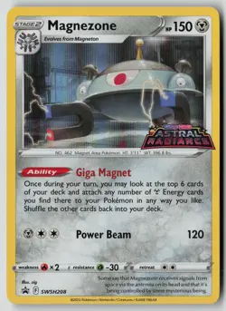 Pokemon TCG SWSH: Sword & Shield Promo Cards #SWSH208 Magnezone - Image 1
