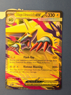 Mega Manectric EX 050/132 - Ultra Rare - Mega Evolution - Pokemon Card NM - Image 1