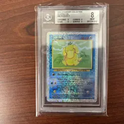 BGS 8 Psyduck 2002 Legendary Collection 88/110 Reverse Holo Pokemon Card BGS 8 - Image 1