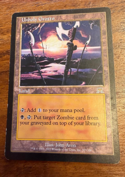 Unholy Grotto ~ Onslaught [ EX] [ Magic MTG ] - Image 1