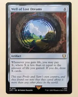 Well of Lost Dreams Commander MTG Lord of the Rings: Tales of Middle-Earth - Image 1