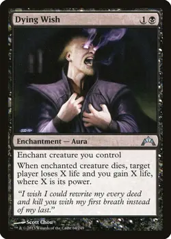 Dying Wish (64) – Gatecrash GTC – MTG Magic the Gathering - Image 1