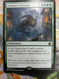 PACK FRESH!!! Unnatural Growth Innistrad: Midnight Hunt NM/M - Image 1