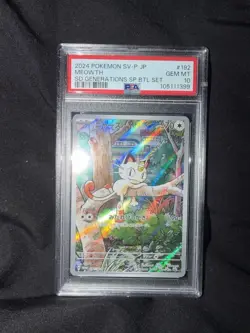 Pokemon TCG - Meowth 192/SV-P PSA10 Japanese - Image 1