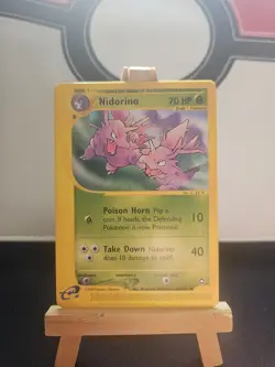 Nidorino 55/147 Uncommon WOTC Aquapolis Pokemon - Image 1