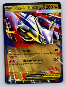 MEGA LATIAS EX 100/132 DOUBLE RARE MEGA EVOLUTION POKEMON NM - Image 1
