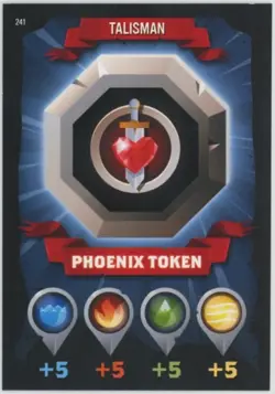 2015 Topps World of Warriors Trading Card Game Phoenix Token #241 - Image 1