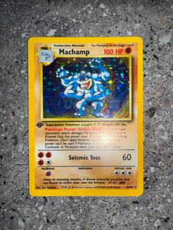 Pokemon TCG Cards 1st Edition Machamp 8/102 Base Set Holo Rare LP - Image 4
