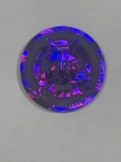 Pokemon Trading Card Games Alakazam Purple Plastic Medal Japanese - Image 3