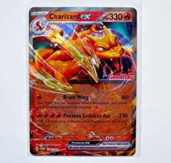 Charizard ex 144/SV-P Kopi Good Day Promo Indonesian Holo Pokemon Card - Image 1