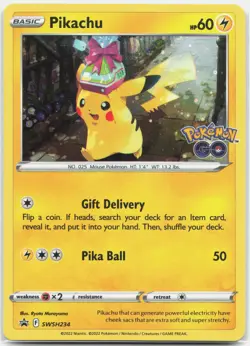Pikachu Promo SWSH: Sword & Shield Promo Cards SWSD Lightning Holofoil SWSH234 - Image 1