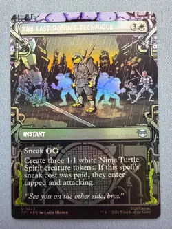 The Last Ronin's Technique *FOIL* (Showcase) NM - MTG TMNT TMT #223 - Image 1