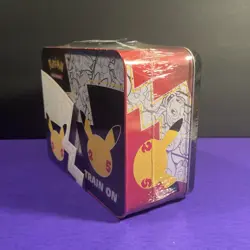 🔥 Pokemon TCG 25th Anniversary Celebrations Treasure Chest 6 Packs Tin SEALED - Image 2