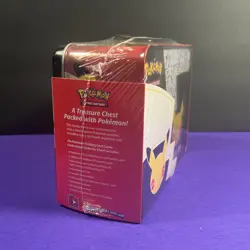 🔥 Pokemon TCG 25th Anniversary Celebrations Treasure Chest 6 Packs Tin SEALED - Image 3