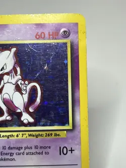 Pokemon TCG Mewtwo Base Set 10/102 Holo 1999-2000 Wizards Base Set Copyright... - Image 3