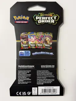 (VERY HEAVY)🔥 31.60g Pokemon Perfect Order Sleeved Booster Pack Factory Sealed✅ - Image 3