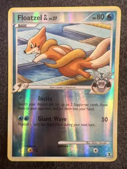 Floatzel GL LV.37 4/111 Holo Rare Reverse Holo Pokemon Card NM - Image 1