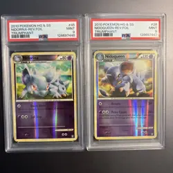 PSA 9 MINT Nidoqueen Reverse Holo 2010 Pokemon HG & SS Triumphant #28 - Image 1