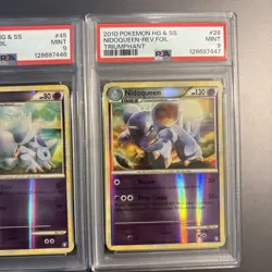 PSA 9 MINT Nidoqueen Reverse Holo 2010 Pokemon HG & SS Triumphant #28 - Image 3