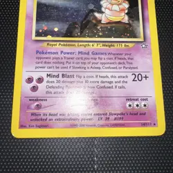 Slowking 2000 Pokemon Neo Genesis 1st Edition #14/111 - Image 5