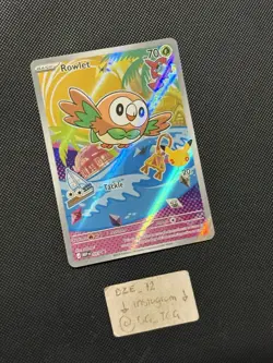 Pokemon 30th First Partner - Rowlet - MEP 043 - Illustration Art PROMO - M/NM - Image 3