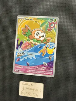 Pokemon 30th First Partner - Rowlet - MEP 043 - Illustration Art PROMO - M/NM - Image 4