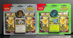 Pokemon Lot (2) Ascended Heroes 2-Pack Blister Bundle Larry & Erika - New Sealed - Image 1