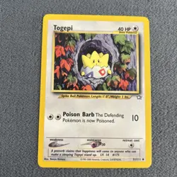 Pokemon TCG Togepi Neo Genesis 51/111 Regular Unlimited Uncommon - LP-NM - Image 1