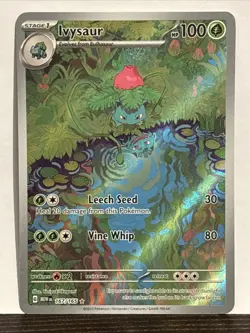 Pokemon-Ivysaur Scarlet & Violet 151-167/165-Full Art Holo-IR-MINT - Image 1