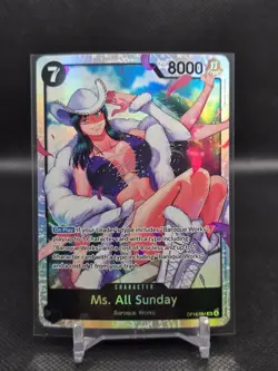 One Piece TCG - The Azure Sea’s Seven - Ms. All Sunday OP14-084 SR - NM Foil - Image 1