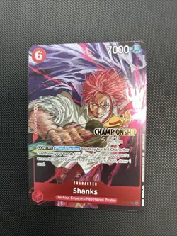 One Piece TCG Shanks Championship 25-26 Promo P-083 English Holo - Image 1