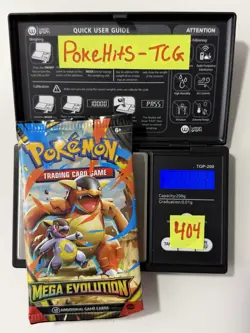 (SOLID)🔥 22.33g Pokemon TCG Mega Evolution Booster Pack Factory Sealed✅ - Image 1
