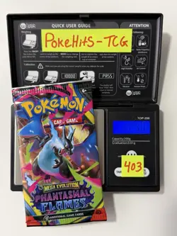 (HEAVY)🔥 22.50g Pokemon TCG Phantasmal Flames Booster Pack Factory Sealed✅ - Image 1