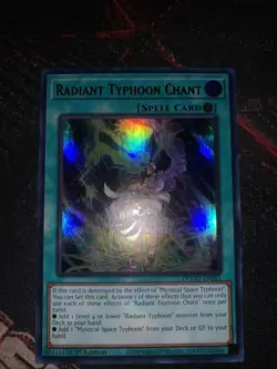 Radiant Typhoon Chant - DOOD-EN061 (Ultra Rare) 1st Ed - NM - YU-GI-OH! - Image 1