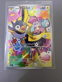 Pokemon TCG Iono's Wattrel 231/217 Ascended Heroes Illustration rare - Image 1
