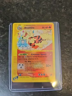Pokemon Arcanine Aquapolis Reverse Holo Card 2/147 Lightly Played - Image 1