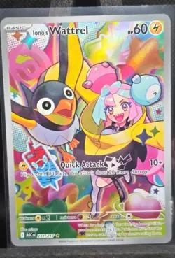 Pokemon TCG Iono's Wattrel 231/217 Ascended Heroes Illustration Rare - Image 1