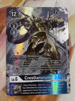 Digimon Card Game CresGarurumon EX4-049 SR Foil - Image 1