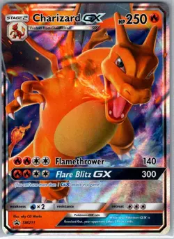 Charizard GX SM211 SM Promos - Pokemon Card - NM - Image 1