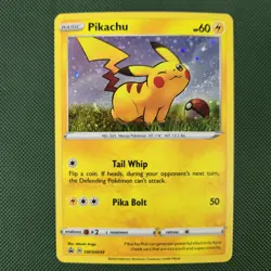 *HD FART* WHOLE SWIRL 🌀💫 HOLO BLEED Pikachu SWSH039 Ablaze Promo Pokemon Card - Image 4