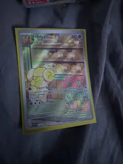 Pokemon TCG Fidough Scarlet & Violet Illustration Rare Card 213/198 - Image 1