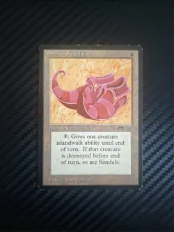 MTG Arabian Nights 🌙 Sandals of Abdallah LP, 1993 - Image 1