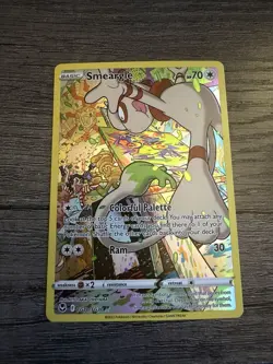 Pokemon tcg Smeargle TG10/TG30 Silver Tempest Trainer Gallery Holo Full Art - Image 1