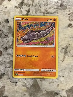 Pokemon Classic Collection Onix Holo CLV 010/034 - Image 1