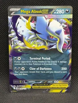 Pokemon TCG MEGA ABSOL EX 086/132 Mega Evolution Double Rare - Image 1
