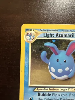 Light Azumarill 13/105 Holo LP/MP Pokemon TCG Neo Destiny WOTC - Image 2